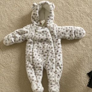 Baby bunting, snow suit, fleece, bear onesie outfit